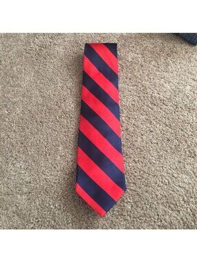 Red & Blue Striped Tie